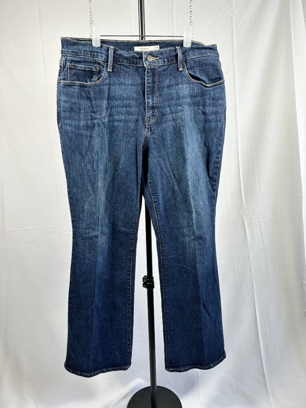 Levi's 515 Bootcut Women's Jeans Size 14 Blue Denim